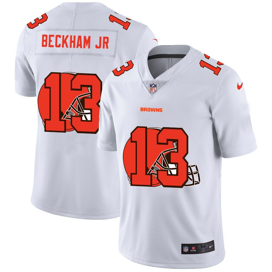 2020 New Men New Nike Cleveland Browns #13 Beckham jr Brown  Limited NFL Nike jerseys->new orleans saints->NFL Jersey